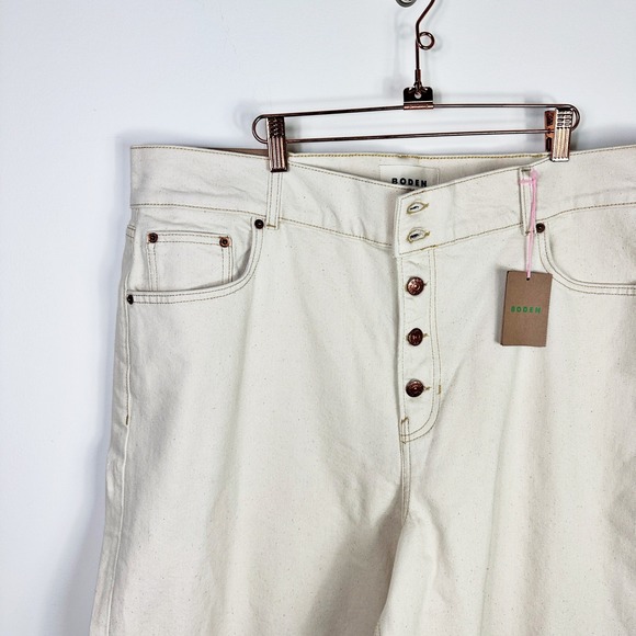 NEW Boden Womens Ultra High Rise Wide Leg Jeans Modern Capsule Chic Plus Size 34 - Picture 5 of 12
